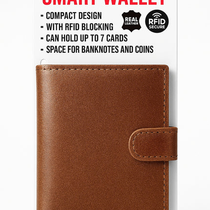 Smart Wallet mit RFID Schutz – Kompakt, Modern & Sicher