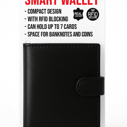 Smart Wallet mit RFID Schutz – Kompakt, Modern & Sicher