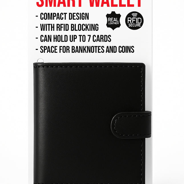 Smart Wallet mit RFID Schutz – Kompakt, Modern & Sicher