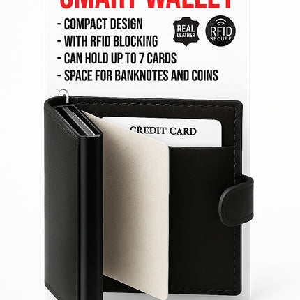 Smart Wallet mit RFID Schutz – Kompakt, Modern & Sicher
